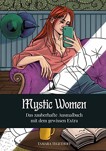 Mystic Women: Das zauberhafte Ausmalbuch mit dem gewissen Extra