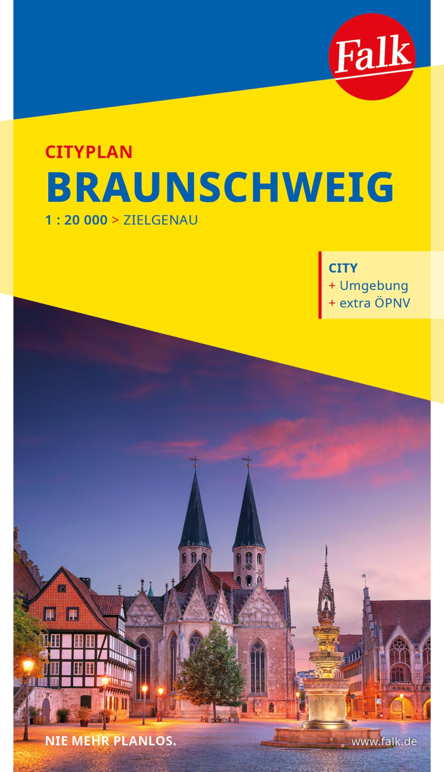 Falk Cityplan Braunschweig 118500