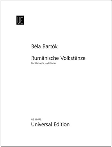 Rumänische Volkstänze: für Klarinette und Klavier