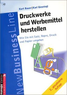 Druckwerke und Werbemittel herstellen