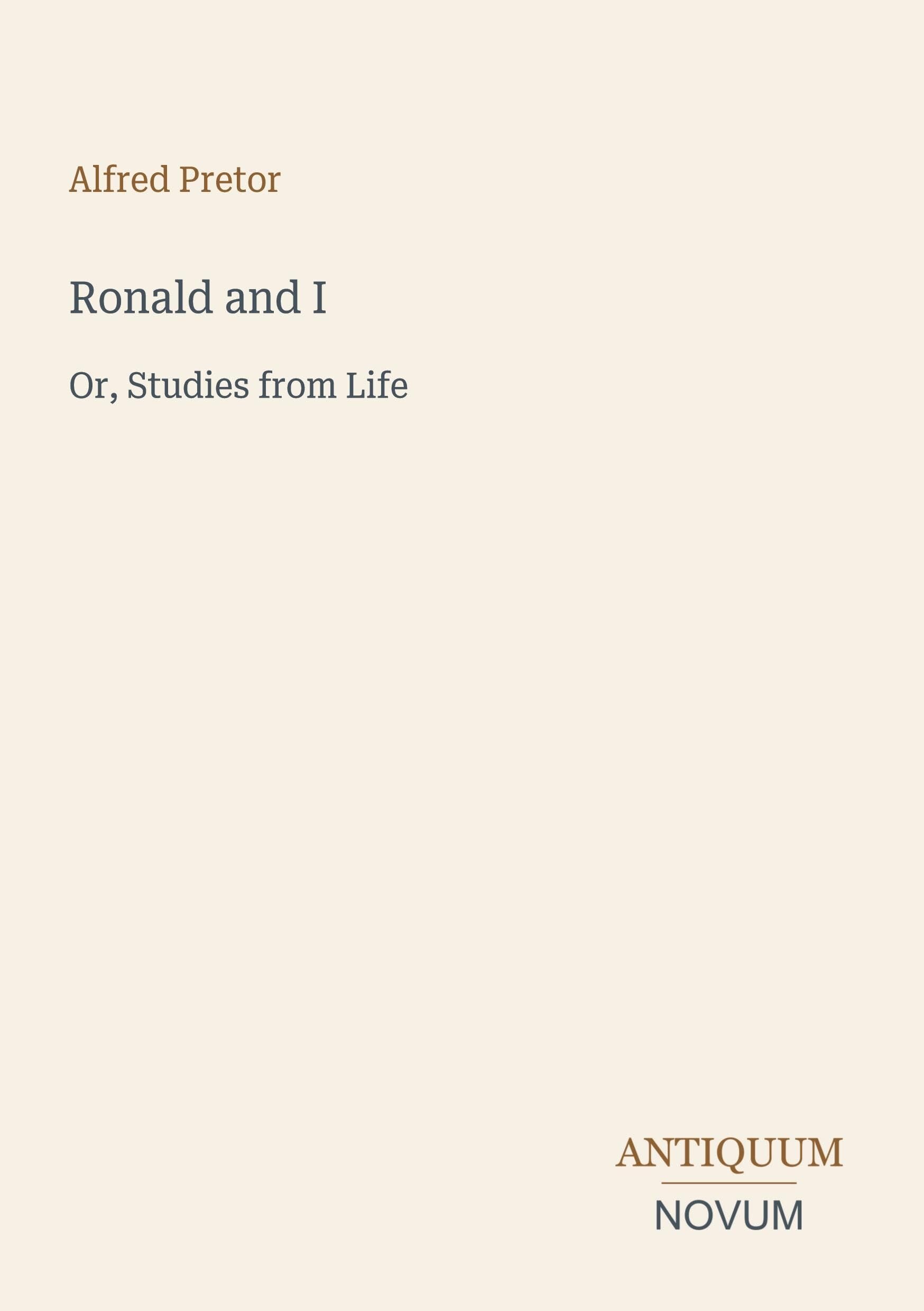 Ronald and I