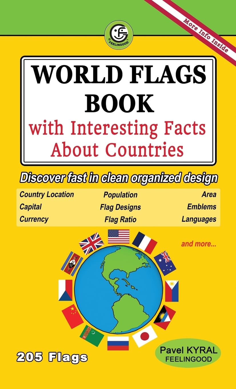 World Flags Book with Interesting Facts About Countries