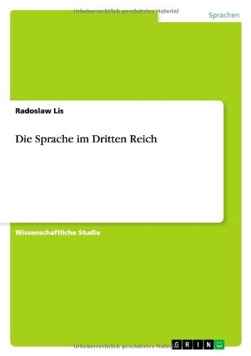 Die Sprache im Dritten Reich