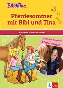 Bibi & Tina: Pferdesommer mit Bibi und Tina: 2 Pferde-Geschichten plus Hufeisen-Quiz. Mit 10 Extra-Seiten Pferde-Wissen! Erstleser 2. Klasse, ab 7 Jahren (Lesen lernen mit Bibi und Tina)