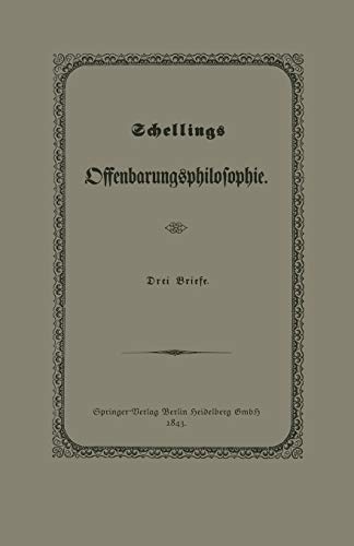 Schellings Offenbarungsphilosophie