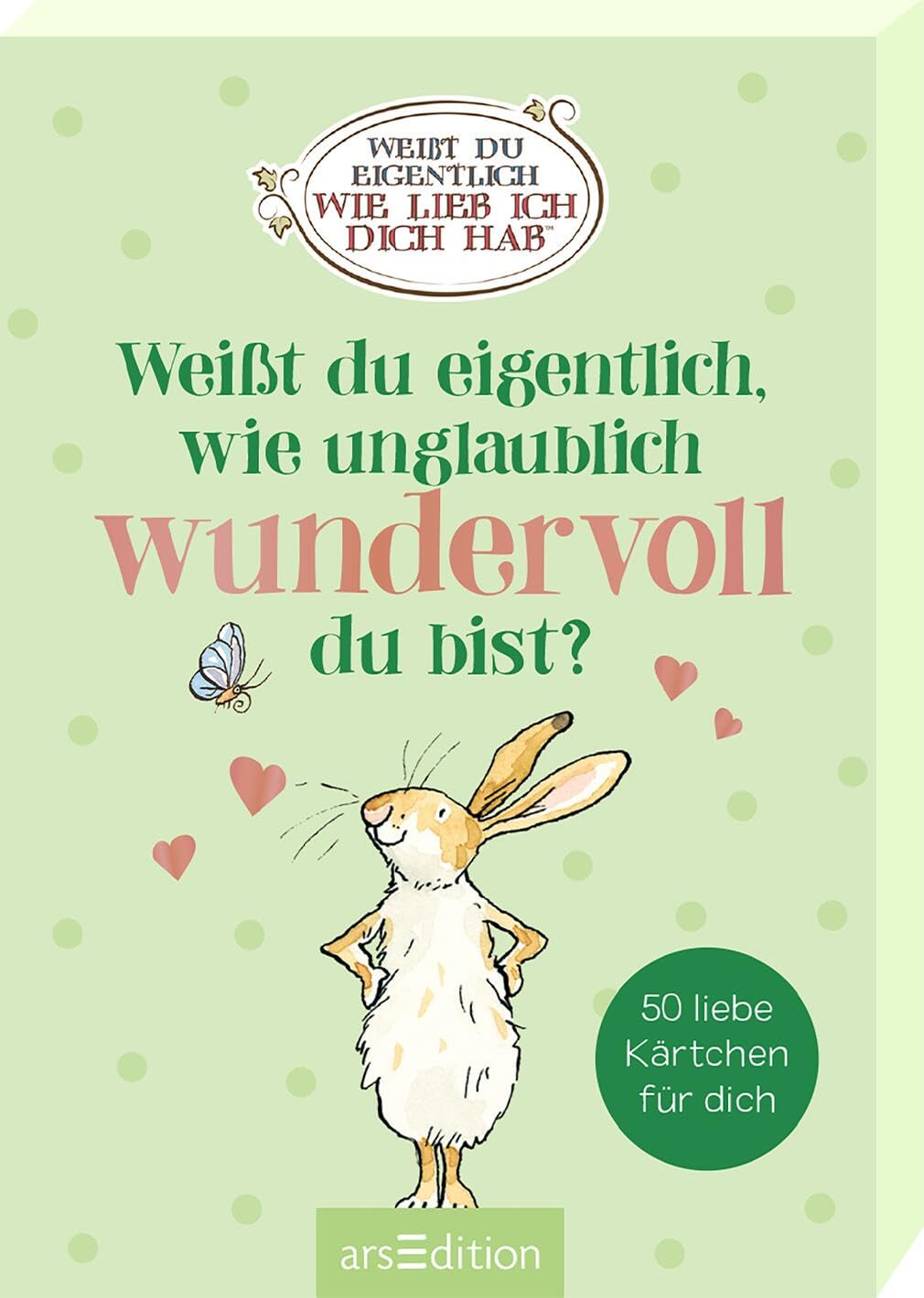 Weißt du eigentlich, wie unglaublich wundervoll du bist?: 50 liebe Kärtchen für dich | Kartenbox mit 50 Kärtchen