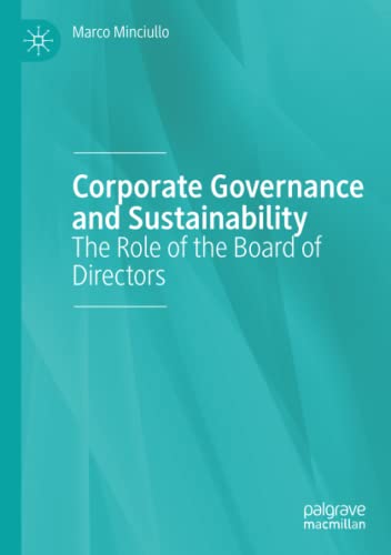 Corporate Governance and Sustainability: The Role of the Board of Directors