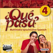 Qué pasa. Lehrwerk für den Spanischunterricht, 2. Fremdsprache: Qué pasa: Multimedia-Sprachtrainer 4 - Einzelplatzlizenz: Lehrwerk für den Spanischunterricht, 2. Fremdsprache. Einzelplatzlizenz