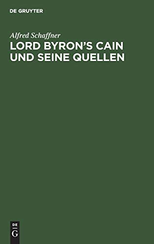Lord Byron's Cain und seine Quellen