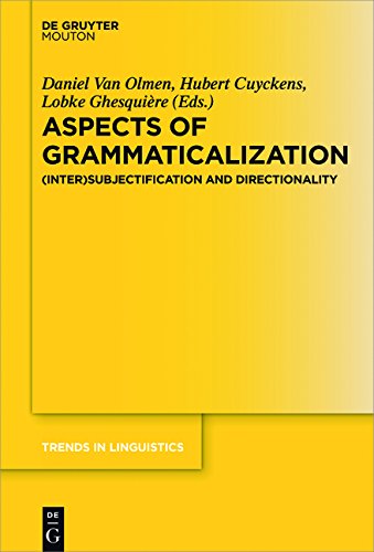 Aspects of Grammaticalization: (Inter)Subjectification and Directionality (Trends in Linguistics. Studies and Monographs [TiLSM], Band 305)