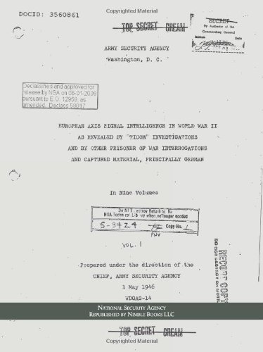 European Axis Signal Intelligence in World War II