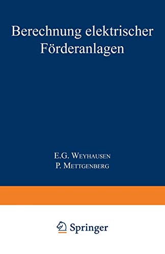 Berechnung elektrischer Förderanlagen