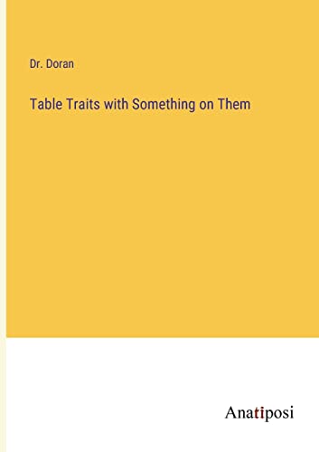 Table Traits with Something on Them