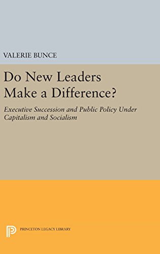 Do New Leaders Make a Difference?: Executive Succession and Public Policy Under Capitalism and Socialism (Princeton Legacy Library, Band 633)
