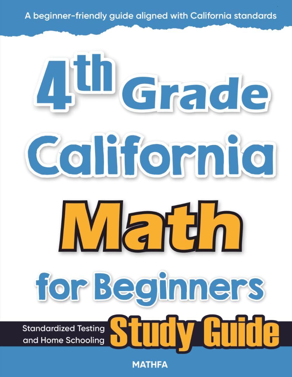 4th Grade California Math for Beginners