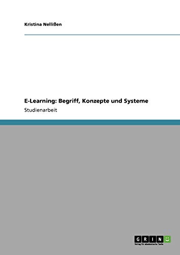 E-Learning: Begriff, Konzepte und Systeme
