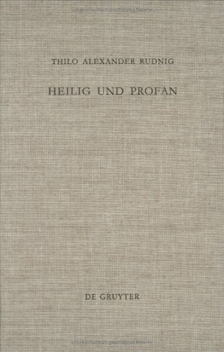 Heilig und Profan