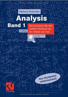 Analysis Band 1 (German Edition) von Behrends, Ehrhard | Buch | Zustand gut