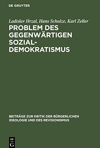 Problem des gegenwärtigen Sozial-Demokratismus