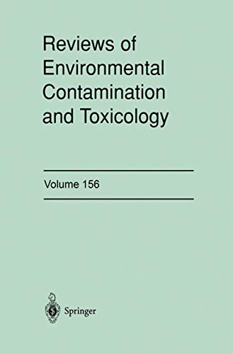 Reviews of Environmental Contamination and Toxicology: Continuation Of Residue Reviews (Reviews of Environmental Contamination and Toxicology, 156, Band 156)