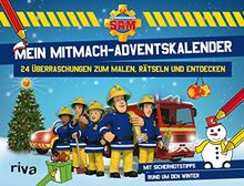 Feuerwehrmann Sam – Mein Mitmach-Adventskalender: 24 Überraschungen zum Malen, Rätseln und Entdecken. Mit Sicherheitstipps rund um den Winter. Ab 4 Jahren