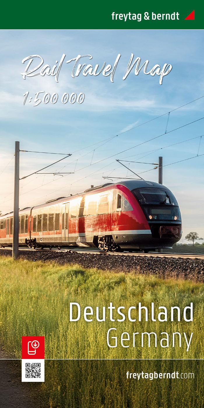 Deutschland, Rail Travel Map 1:500.000, freytag & berndt: Eisenbahnkarte (freytag & berndt Auto + Freizeitkarten)