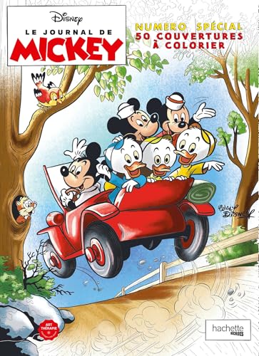 Le journal de Mickey : numéro spécial : 50 couvertures à colorier
