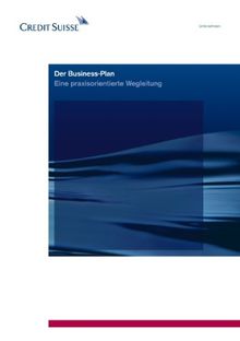 Der Business-Plan: Eine praxisorientierte Wegleitung von Andrea Mayer | Buch | Zustand sehr gut
