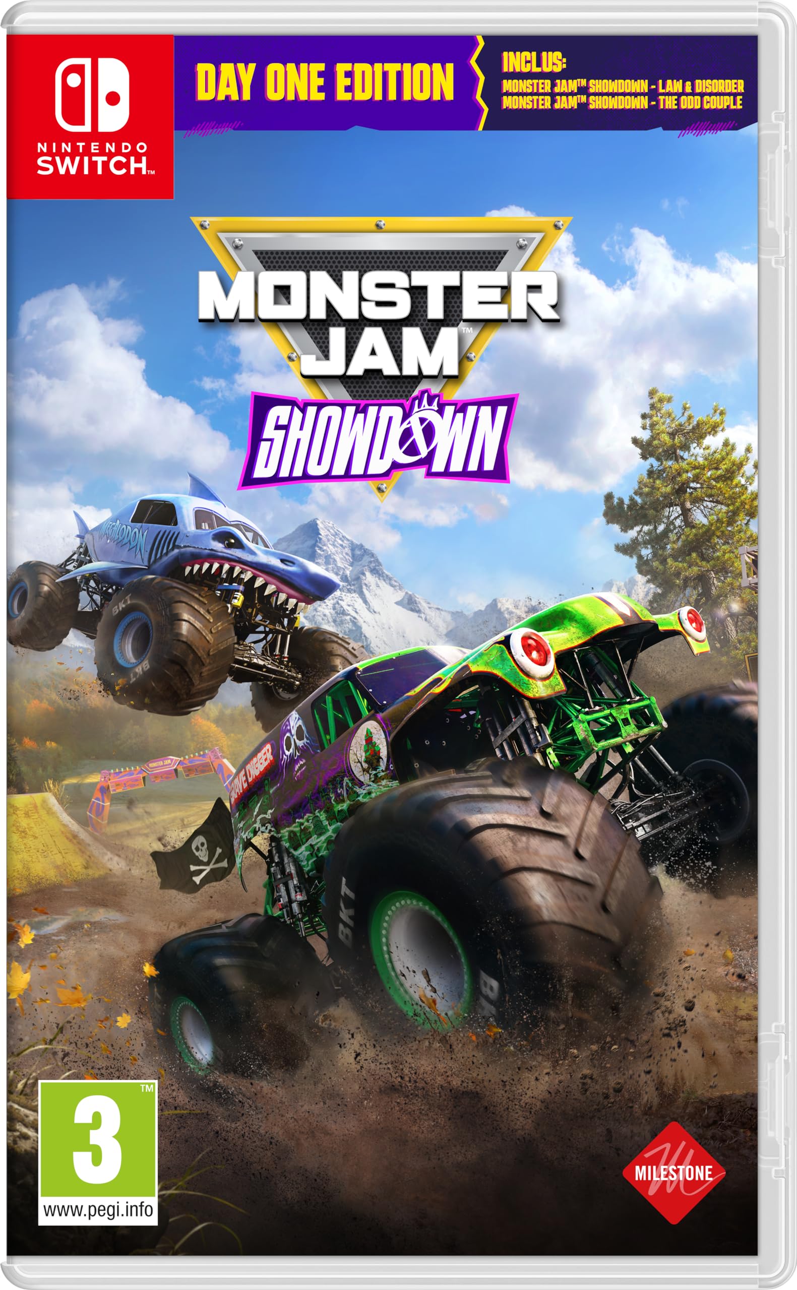 Monster Jam Showdown Nintendo Switch Neuf Blister VF PEGI3 Milestone 2024 - Image 4