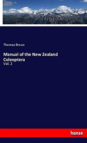 Manual of the New Zealand Coleoptera: Vol. 2