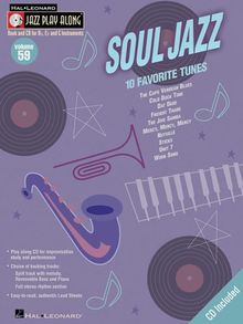Jazz Play Along Volume 59: Soul Jazz All Inst (Book & CD): Play-Along, CD für Instrument(e)
