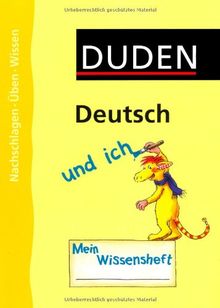 Deutsch und ich: 2.-4. Schuljahr - Mein Wissensheft: Grundschule