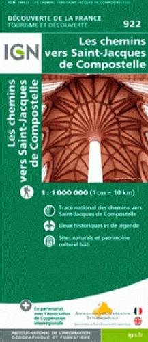 Les chemins vers Saint-Jacques de Compostelle