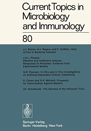 Current Topics in Microbiology and Immunology, Volume 80 (Current Topics in Microbiology and Immunology, 80, Band 80)