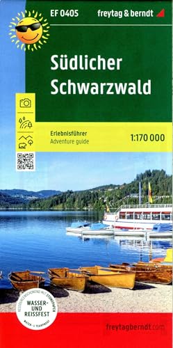 Südlicher Schwarzwald, Erlebnisführer 1:170.000, freytag & berndt, EF 0405: Freizeitkarte mit touristischen Infos auf Rückseite, wasserfest und reißfest (Erlebnisführer: EF)