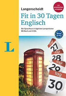 Langenscheidt Fit in 30 Tagen Englisch: Der Sprachkurs in täglichen Lernportionen – mit Buch, 3 CDs und persönlichem Lernplaner von Langenscheidt bei PONS | Buch | Zustand sehr gut