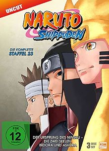 Naruto Shippuden - Staffel 23: Der Ursprung des Ninshu - Die zwei Seelen, Indora und Ashura (Folgen 679-689) [3 DVDs]