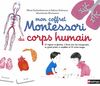 Mon coffret Montessori du corps humain : Avec 12 organes en feutrine, 1 livret avec 4 transparents, 13 cartes et 1 poster à compléter
