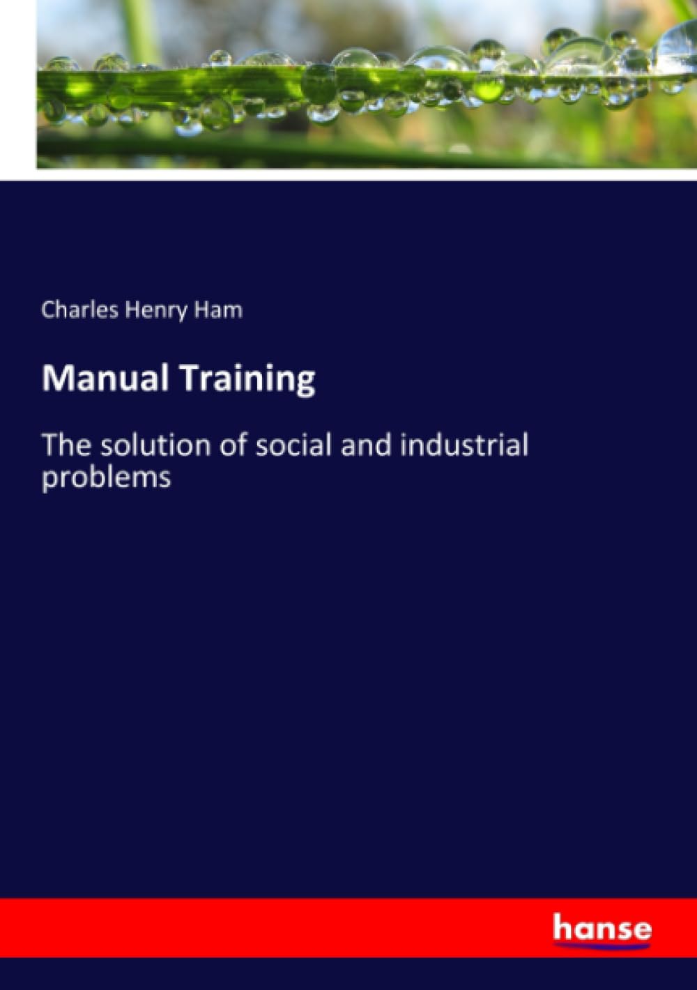 Manual Training: The solution of social and industrial problems