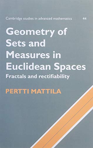 Geometry of sets and measures in Euclidean spaces. Fractals and rectifiability. (Cambridge studies in advanced mathematics, vol.44)