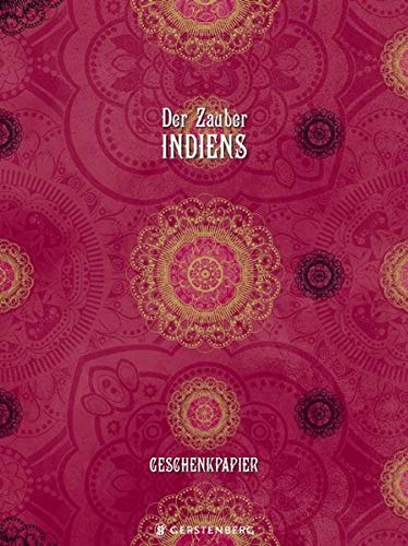 Der Zauber Indiens Geschenkpapier-Heft - Motiv Pinke Pracht: 2 x 5 Bögen