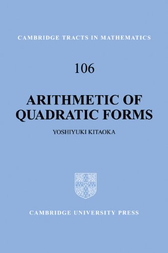 Arithmetic of Quadratic Forms (Cambridge Tracts in Mathematics)