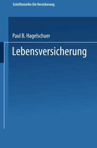 Lebensversicherung (Gabler-Studientexte)