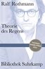 Theorie des Regens: Notizen | Persönliche wie lyrische Momentaufnahmen aus den Erinnerungen eines Autors | Thomas-Mann-Preis 2023 (Bibliothek Suhrkamp)