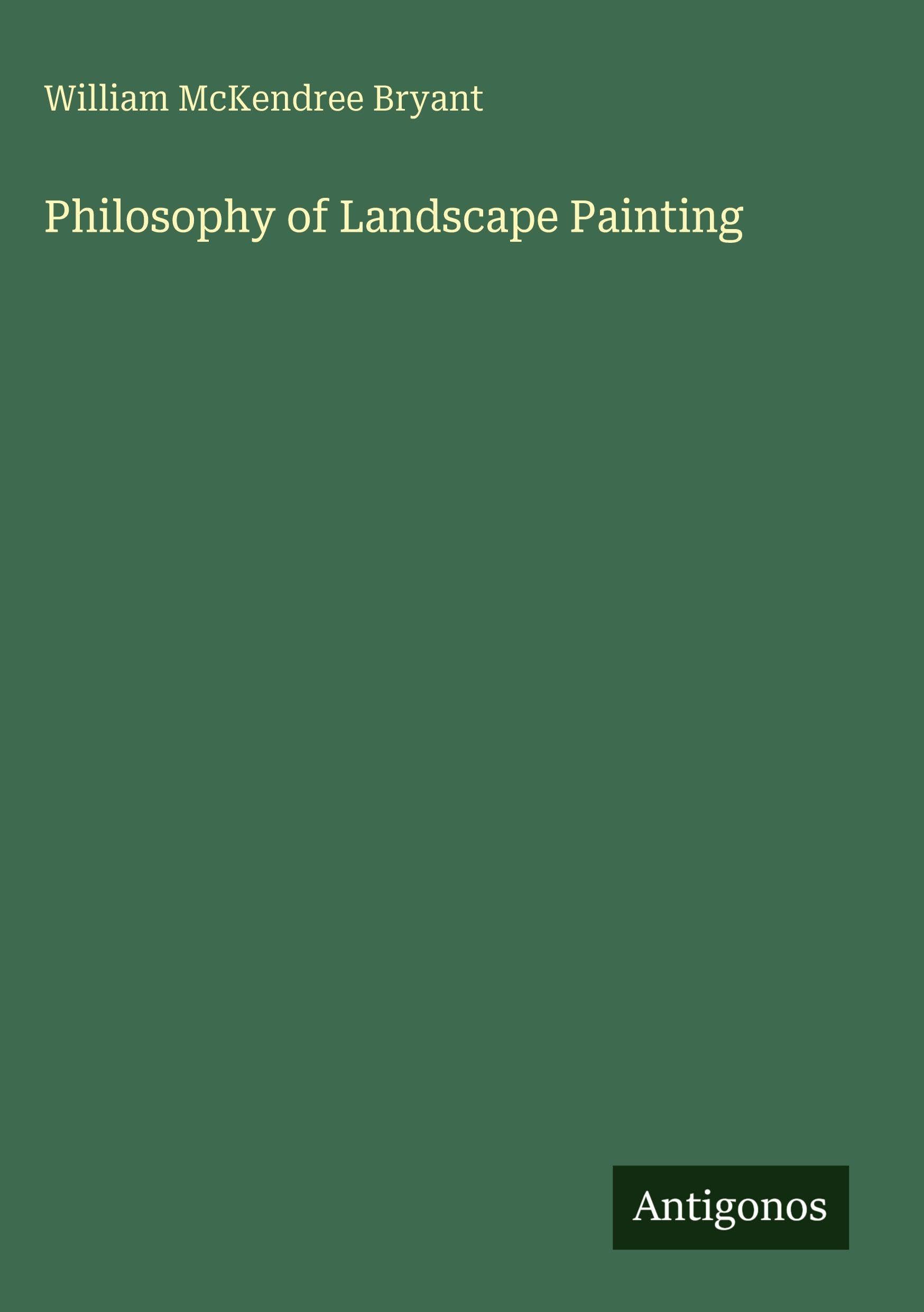 Philosophy of Landscape Painting