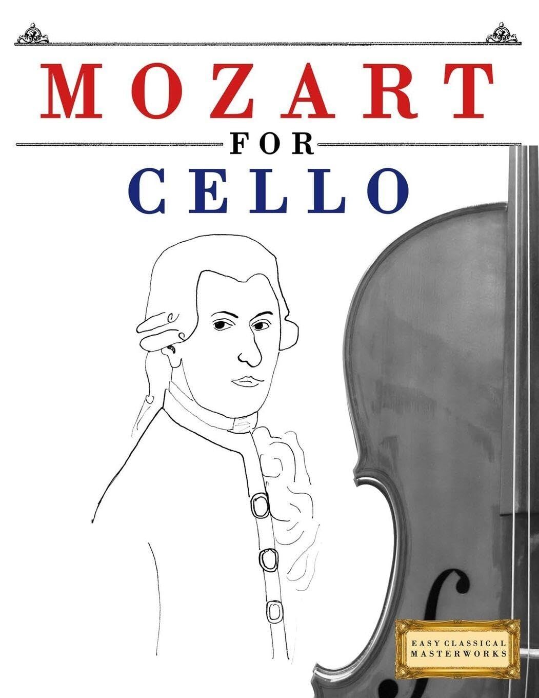 Masterworks, E. C. Mozart For Cello, 10 Easy Themes For Cello Beginner Book