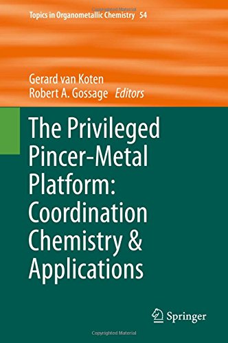 The Privileged Pincer-Metal Platform: Coordination Chemistry & Applications (Topics in Organometallic Chemistry)