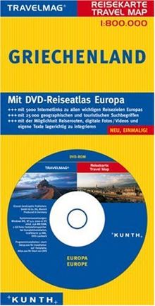 Reisekarte : Griechenland (+ DVD-Rom) von Verlag Wolfgang Kunth GmbH & Co. KG | Software | Zustand gut