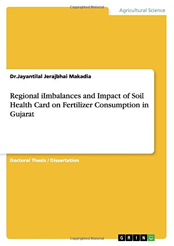 Regional iImbalances and Impact of Soil Health Card on Fertilizer Consumption in Gujarat