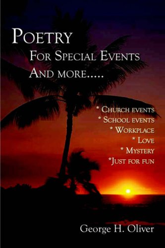 Poetry For Special Events and more.....